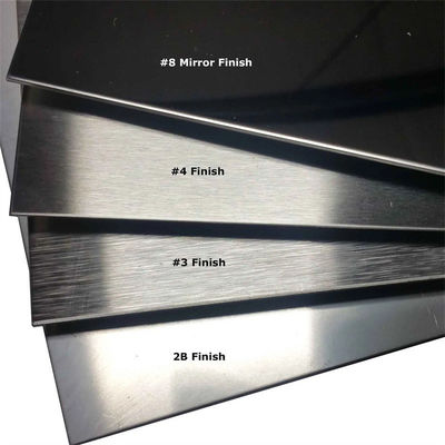 2b Treated Stainless Steel Plate 201 304 316 316L 409 for Cold Rolling JIS Certified