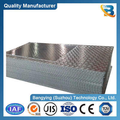2B EN Certification 304 Embossed Stainless Steel Checkered Plate with 2B Treatment