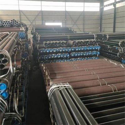 Round Section Shape API 5L ASTM A106 Sch 40 Sch80 Sch160 St52 Q345b St37 Welded ERW Black Carbon Steel Pipe Tube