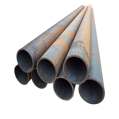 Round Section Shape API 5L ASTM A106 Sch 40 Sch80 Sch160 St52 Q345b St37 Welded ERW Black Carbon Steel Pipe Tube