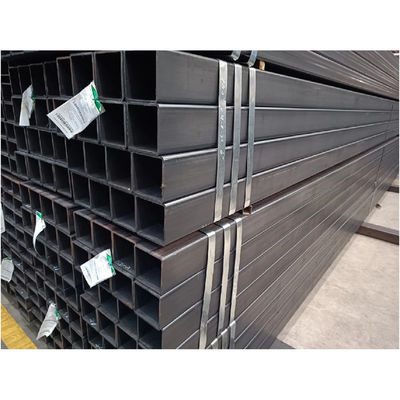 Asmt St37 St33 Black Hollow Section Square Hot Rolled Seamless Carbon Steel Pipe