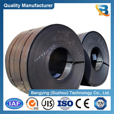 Direct Regular Spangle Corten Steel Coils Sk5 Q235B Q345b for ASTM Black Coated Coil