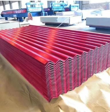 Corrugated PPGI/PPGL 0.12-1.5mm Galvanized Prepainted Steel Roofing Tile Sheet BY-CC098