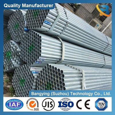 Galvanized BS1387 Carbon Welded Pipe Hot Dipped Steel Pipe Tolerance /-1%