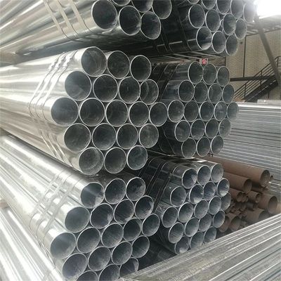 Decoiling 1/2" 4" 6m 5.8m Length Pre Galvanized Round Pipe with Zinc Coating 40- 600 GM/M2