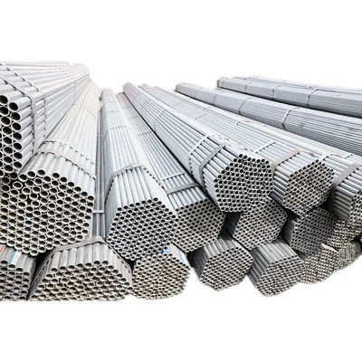 18 Gauge Galvanized Steel Pipe with Round Section Shape and Zinc Coating 40-600 GM/M2