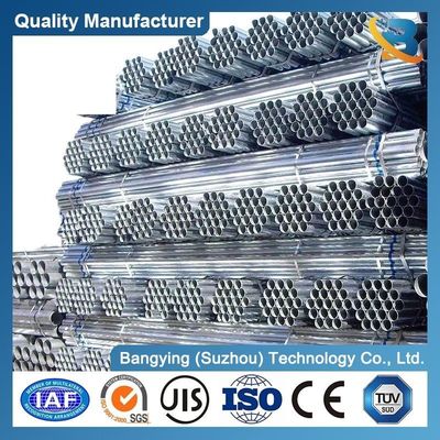 Q345 Galvanized Steel Tube/Rectangular Hollow Steel Pipe with Round Section Shape