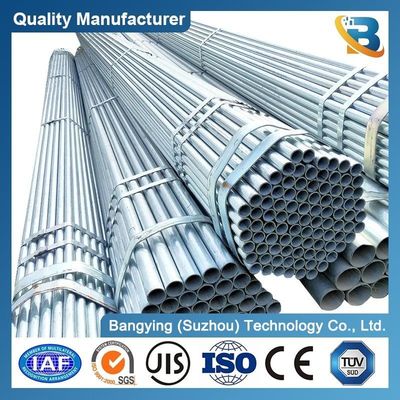Pre Galvanized Welded A53 A106 Mild Steel Pipe with 40-600 GM/M2 Zinc Coating