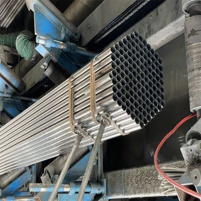 Pre Zinc Coated ERW Steel Square Tubing in Round Section Shape for 4" Galvanized Pipe