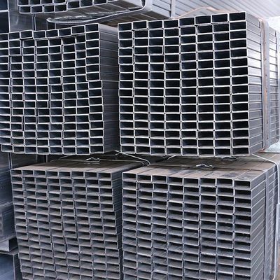 Pre Zinc Coated ERW Steel Square Tubing in Round Section Shape for 4" Galvanized Pipe