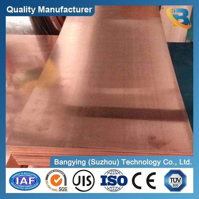 Customization Electrolytic Copper Scrap Plate Sheet 1mm 10mm Purity C31400 C54400 C65500