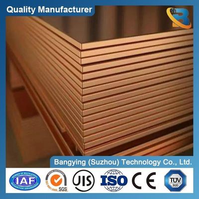 ASTM Standard Copper Plate 1mm 3mm C12200 C11000 C21000 C22000 Thin Sheet for Your