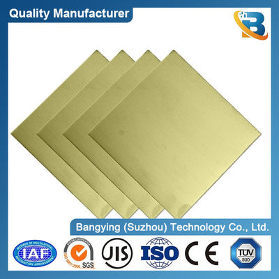 Copper Metal Brass Plate Sheet Custom 0.8mm 1.5mm 2mm 4mm 5mm C21000 C23000 H62 Square