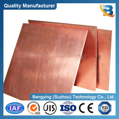 Customized Request for Pure Red C110 C11000 C12000 C1220 Thick Copper Plate 99% Cathode