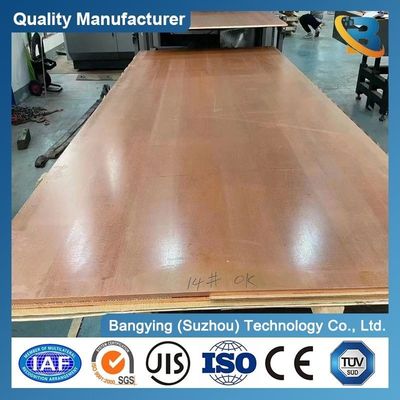 Customized Mill Finish Copper Sheets 1000X3000 1mm 10mm H65 H62 H90 H80 Solid Copper Plate