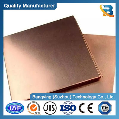 Chinese Customized 0.2mm 10mm 0.5mm Pure Copper Sheet C11000 C12200 T1 T2 Copper Plate