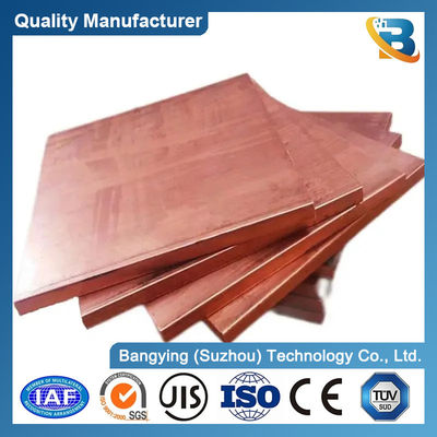 High Density 8.9 Oil Cooler Pipe Copper Plate for Electrolytic Industry 5mm Thickness
