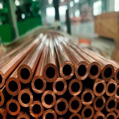 Custom Diameter 15mm 25mm 100mm C11000 C70600 High Purity 99.9% Red Copper Pipe with 1