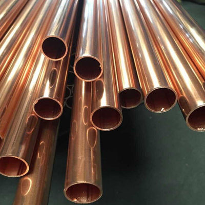 Custom Diameter 15mm 25mm 100mm C11000 C70600 High Purity 99.9% Red Copper Pipe with 1