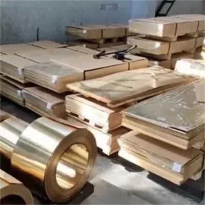 10mm Customized Solid C28000 C26800 C26000 Brass Plates for Welding ASTM Standard Golden