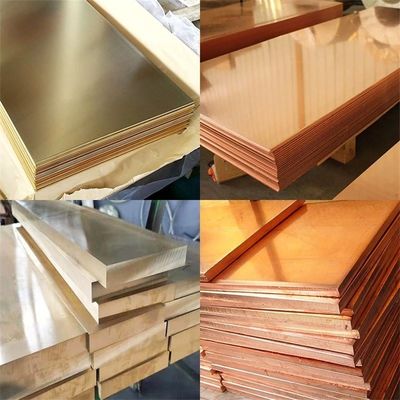 10mm Customized Solid C28000 C26800 C26000 Brass Plates for Welding ASTM Standard Golden