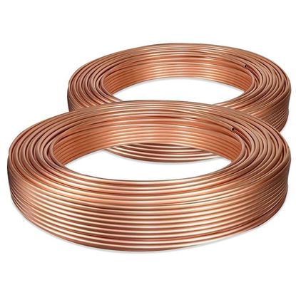 Cutting Service 1/4 Inch HVAC Air Conditioning Copper Coils Pipe with Customization