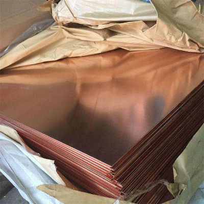 45-50% Elongation Alloy C17200 C1100 H65 0.025-10mm Red Copper Sheet for Lead Frame
