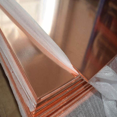 45-50% Elongation Alloy C17200 C1100 H65 0.025-10mm Red Copper Sheet for Lead Frame
