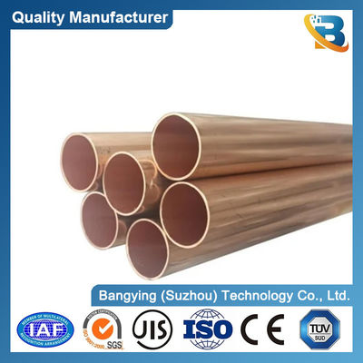 Air Conditioner Straight Copper Pipe 6.35mm 1/4 Inch C70600 C71500 C12200 Copper Tube