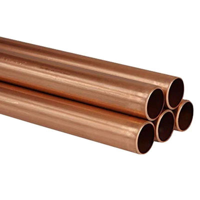 Soft State Seamless Copper Pipe Coil Roll for Plumbing Applications and 40% Elongation