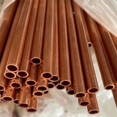 Custom Size Air Conditioners Copper Pipe with ASTM B883 Standard and 40% Elongation