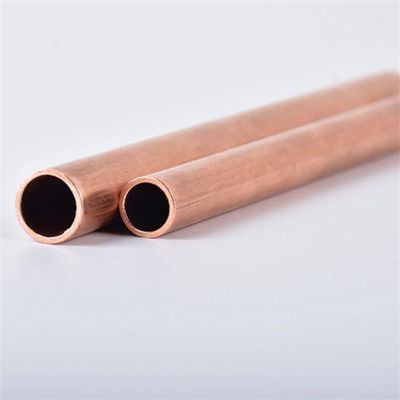 Custom Size Air Conditioners Copper Pipe with ASTM B883 Standard and 40% Elongation