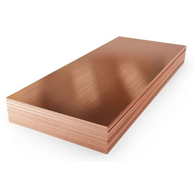 Alloy Pure Copper Sheet Copper Plate for Decoration 0.2mm 200mm Customized Thickness