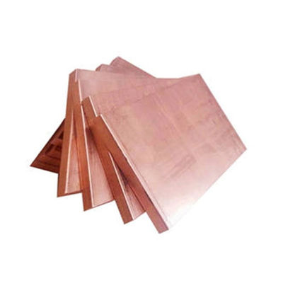 Alloy Pure Copper Sheet Copper Plate for Decoration 0.2mm 200mm Customized Thickness