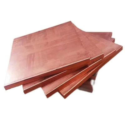 High Purity T2 Copper Plate Sheets for 99.99% Pure Material and Melting Point 1083 ordm