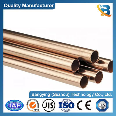 50mm Brass Tubing C44300 Copper Pipe C10100 C10200 C11000 99.9% Pure Copper Tube for Plumbing