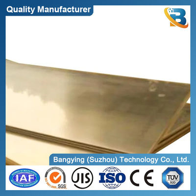 Customized Brass Sheet Pure Copper Plate Copper Sheet Ts MPa 22-25 Density 8.9