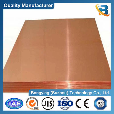 Alloy Copper Plate Sheet 3mm 4mm 5mm 6mm ASTM T2 H65 H62 C1100 C1220 C2400 C2600 Red 205