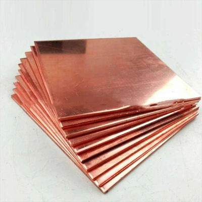 22-25 MPa Ts Customization Pure Electrolytic Copper Cathode Copper Sheet Plate 99.99%