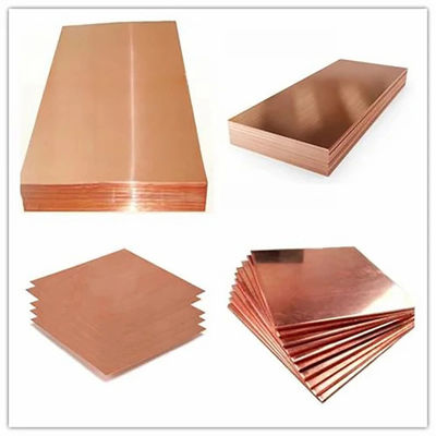 22-25 MPa Ts Customization Pure Electrolytic Copper Cathode Copper Sheet Plate 99.99%