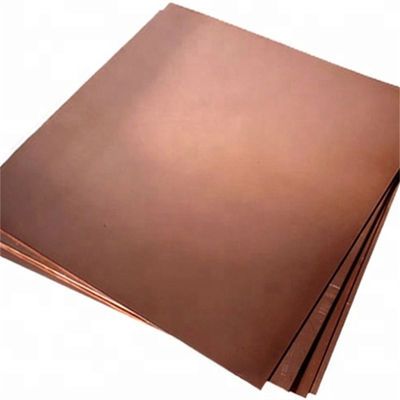 22-25 MPa Ts Customization Pure Electrolytic Copper Cathode Copper Sheet Plate 99.99%