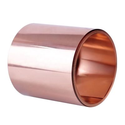22-25 MPa Ts Customized Pure Copper Alloy Strip 0.01mm 1mm Thickness Width Coils