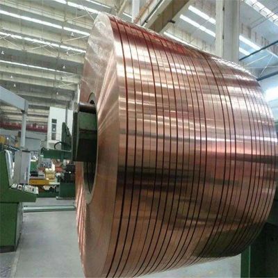 22-25 MPa Ts Customized Pure Copper Alloy Strip 0.01mm 1mm Thickness Width Coils