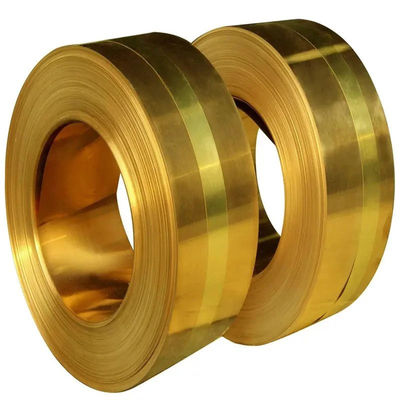 Cutting Pure Copper Strip 99.9% Thick 0.01-10mm Alloy Copper Coil with 2-2500mm Width