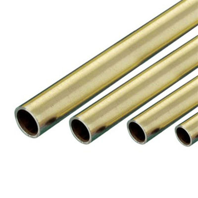 Yellow Copper Pipe Precise Hollow Copper 5mm 6mm 8m C43400 Mirror Polished Brass Pipe