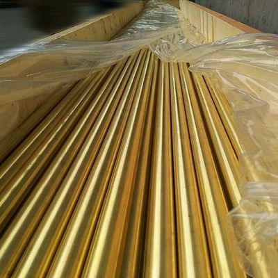 Yellow Copper Pipe Precise Hollow Copper 5mm 6mm 8m C43400 Mirror Polished Brass Pipe