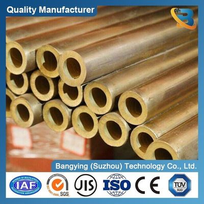 Round Brass Straight Tubes Large Diameter ASTM C95800 C70600 H59 H62 Copper Pipe