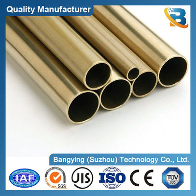 Precision Brass Tubes ASTM C22000 Straight Copper Tube Brass Pipe with Thin-Walled Design