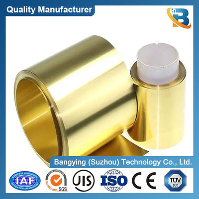 Best Golden C22000 C2200 H90 Brass Strip Coil C2680 Brass Strip C61400 H62 Brass Coil