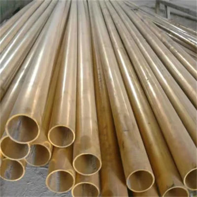 Thick Walled Brass Pipe with Customizable Wall Thickness and ASTM 70/30 Cuzn37 Cuzn40